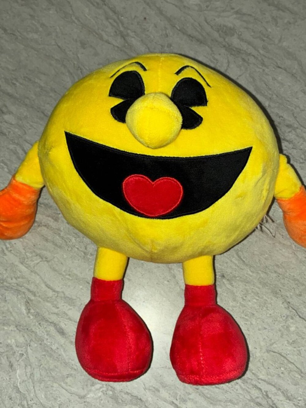 10" Pac Man Plush Officially Licensed Bandai Namco Atari 2025 Standing Plushie